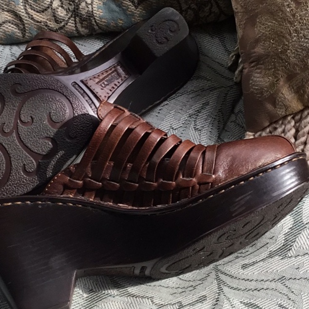 Born Leather Clogs - image 4